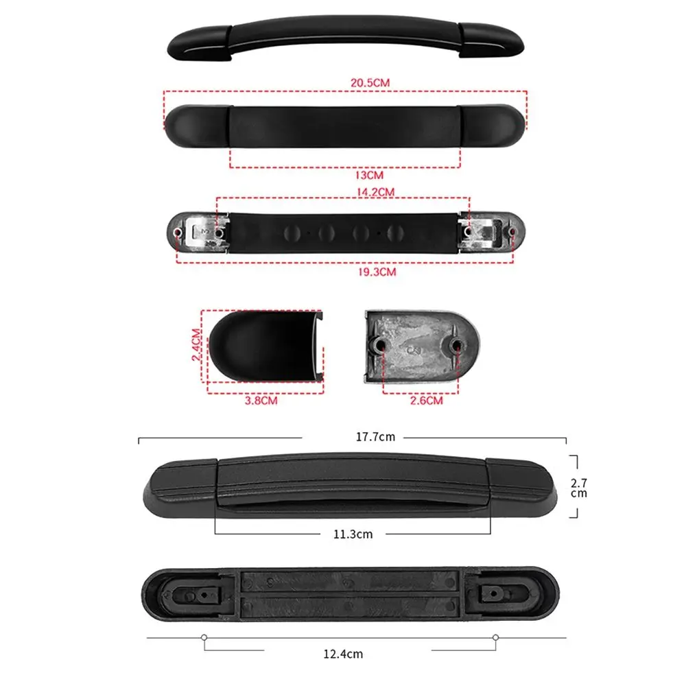 Replacement Suitcase Handle Universal Luggage Accessories Plastic Trolley Case Handle Luggage Bag Handle Travel