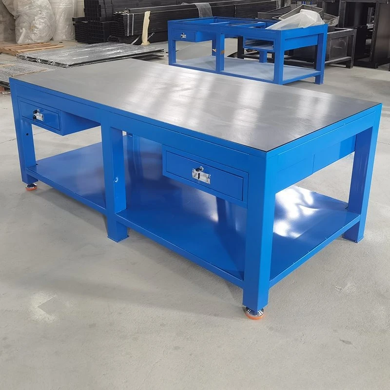 Fitter table Mold workbench Steel plate workbench Workshop console Heavy duty fitter table Iron workbench Flying mold table