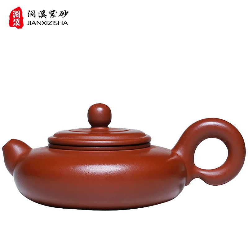 

Xixi Yixing Teapot Teapot Tea Set Famous Wang Qiping Raw Ore Dahongpao Tea Raw Ore Handmade Boutique Flat Fu Pot