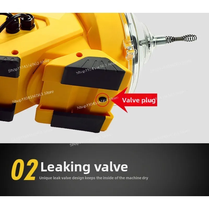 Automatic Home Plumbing Dredger (AT50) – Multi-Scene Kitchen/Floor Drain Sewer Unblocking Tool