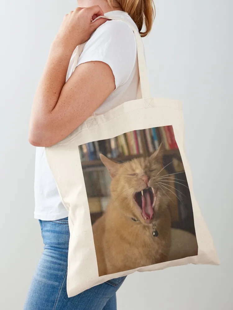 

Open Wide Tote Bag cute tote bag Canvas shoulder bag for beach