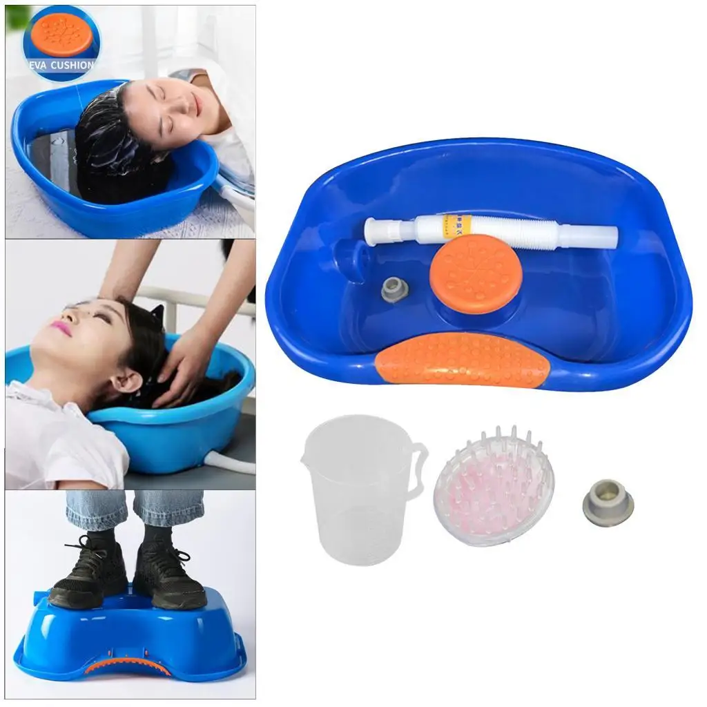 

Bed Shampoo Basin Hair Washing Basin Sink , with the Adjustable Draining Tube