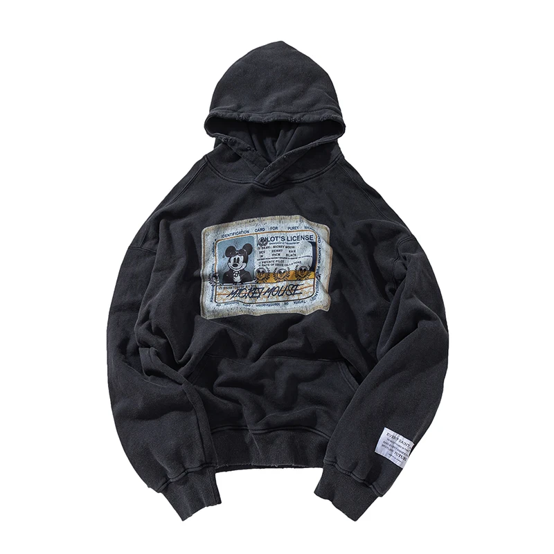 

Vintage Cartoon washing Destroys Hoodies and sweatshirts