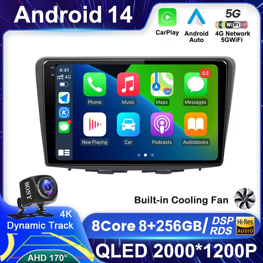 

Android 14 For Suzuki Baleno 2016 2017 2018 2019 GPS QLED Screen Support Raer Camera Carplay Car Multimedia Radio Video Player