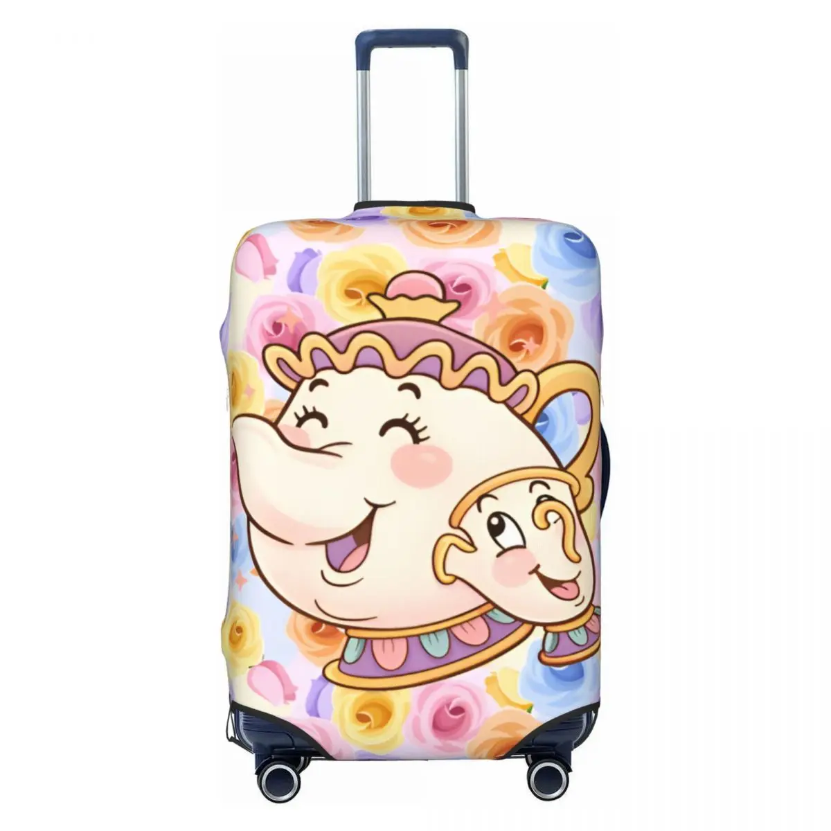 

Custom Beautys Beasts Cartoon Luggage Cover Protector Funny Travel Suitcase Protective Cover for 18-32 Inch