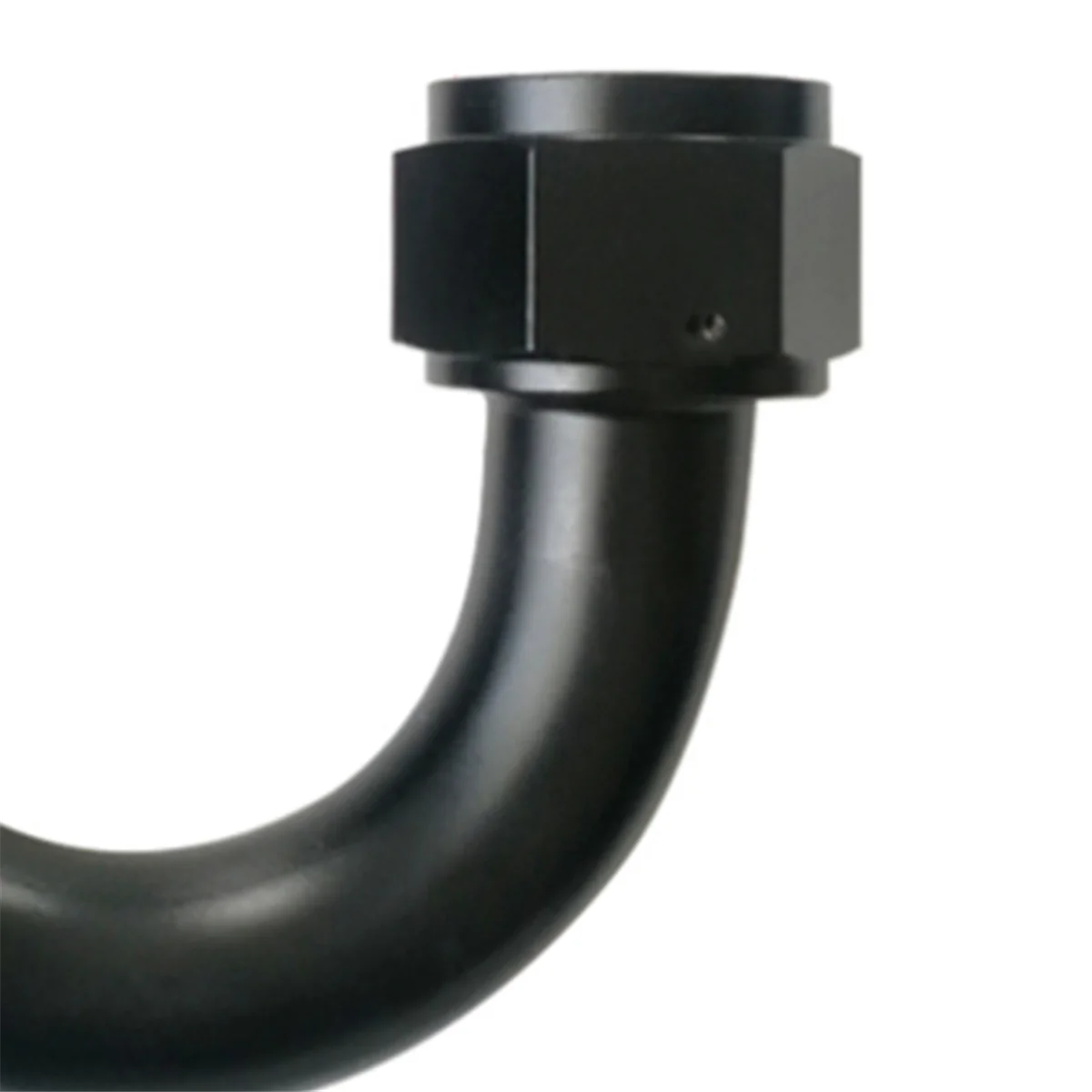 A002 peças de modificação do carro universal AN20 180 °   Conector de mangueira de tubo de óleo giratório conector de resfriamento de óleo destacável preto