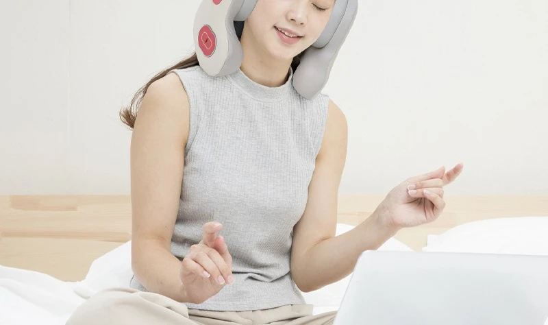 Noise Reduction Active Noise Reduction + Red Light Hot Compress + Vibration Massage Massage Neck Pillow Electric
