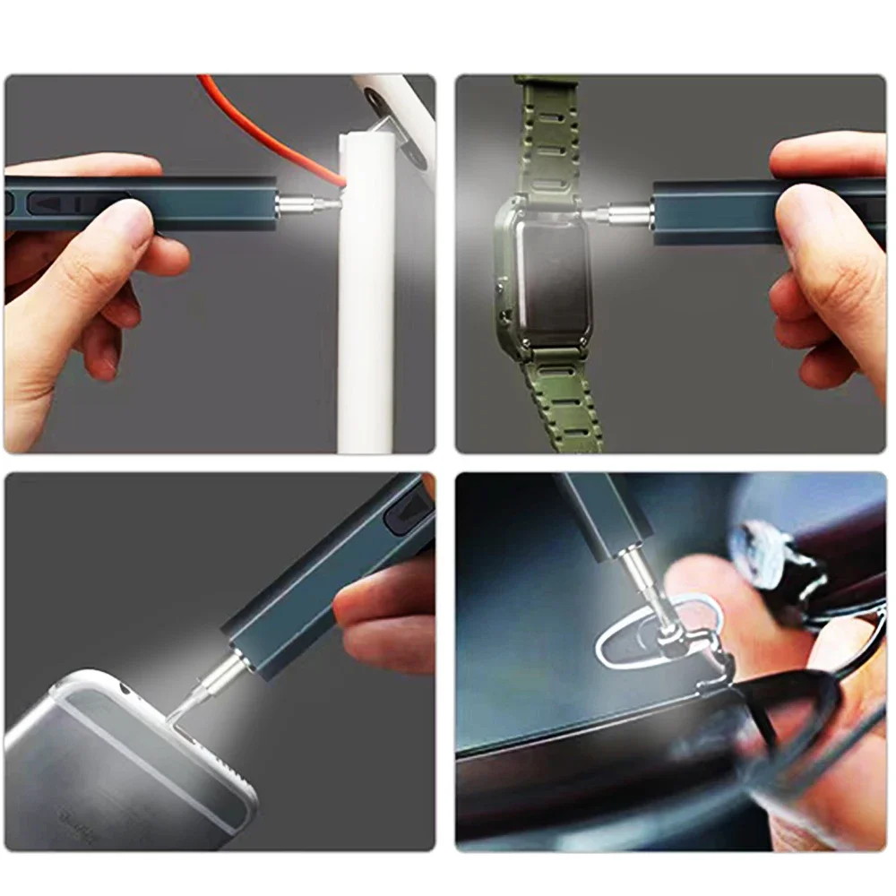 USB Charging Portable Mini Electric Screwdriver Cordless Drill Repair Kit Magnetic Screwdriver.