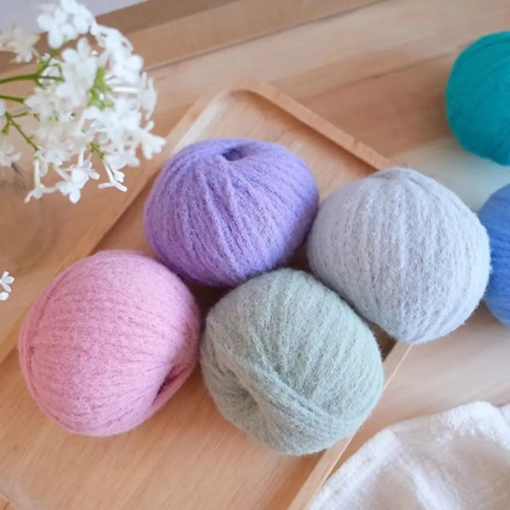 Scarf Soft Puffy Yarn Skin-friendy Warm Crochet Yarn DIY Handmade Knitted Yarn Sewing