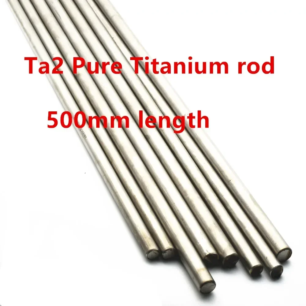 TA2 Titanium Rod bar Grade 2 500mm Diameter 2 3 5 6 8 10 12 14 15 16 18 20 22 25 26 28 30 32Industry Experiment Research