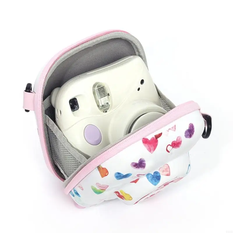 CAMERA BAG MET MODUSBAAR HART PRINTS TAG VOOR MINI 7+/99/11/10/INGEVOEREN