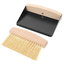 Cleaning Brush Outdoor Broom Small Dustpan Kit Supplies 15X105X38CM Mini Black Tabletop Child