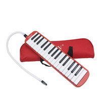 Musical Instruments Melodica 32 Keys Blue Green Keys: 32 Pink With Carrying Bag 16.3*4.1*1.8in 41.5*10.5*4.5cm