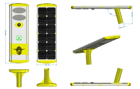 Solar Power Supply High Lumen Solar Street Light  for Garden