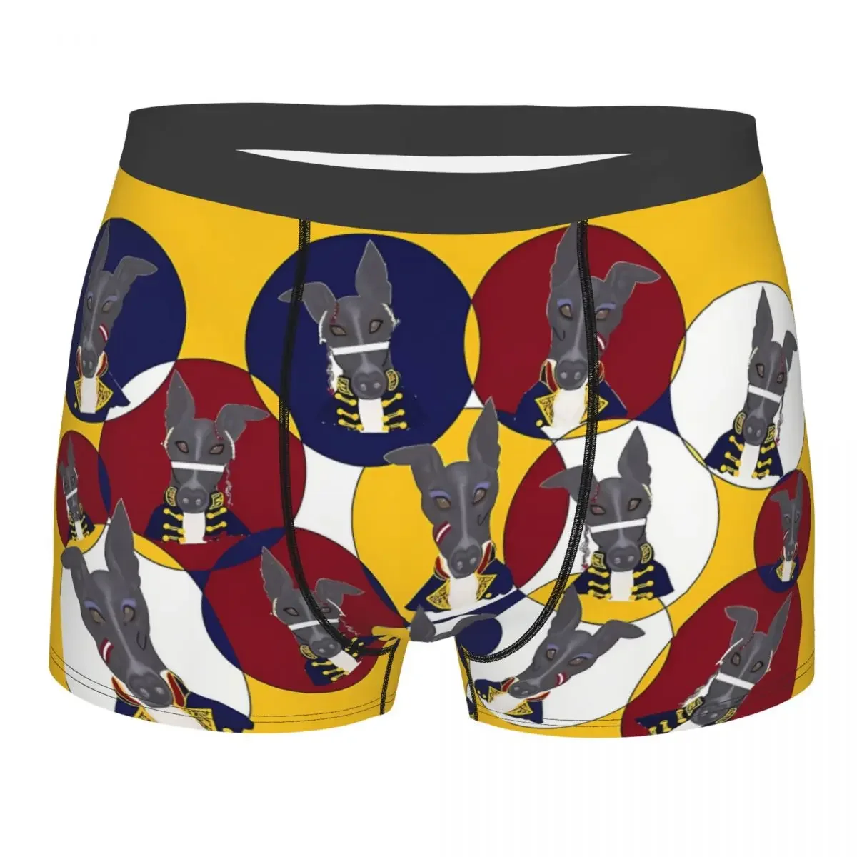 Prince Charming Bubbles Adam Ant Man's Boxer Briefs Greyhound Ears Dogs Breathable Creative Underpants Top Quality Print Shorts