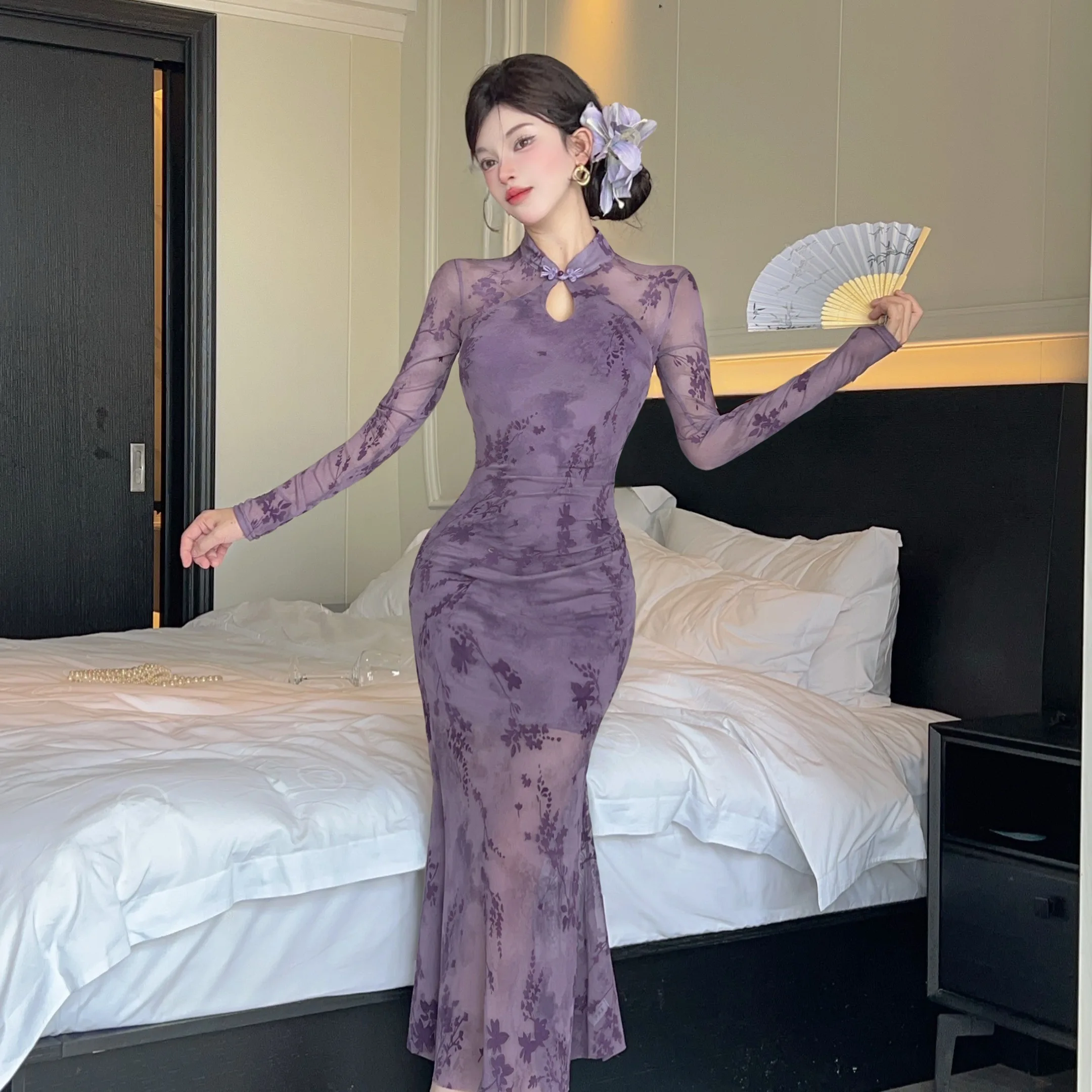 Sexy Long Lace Base… - image