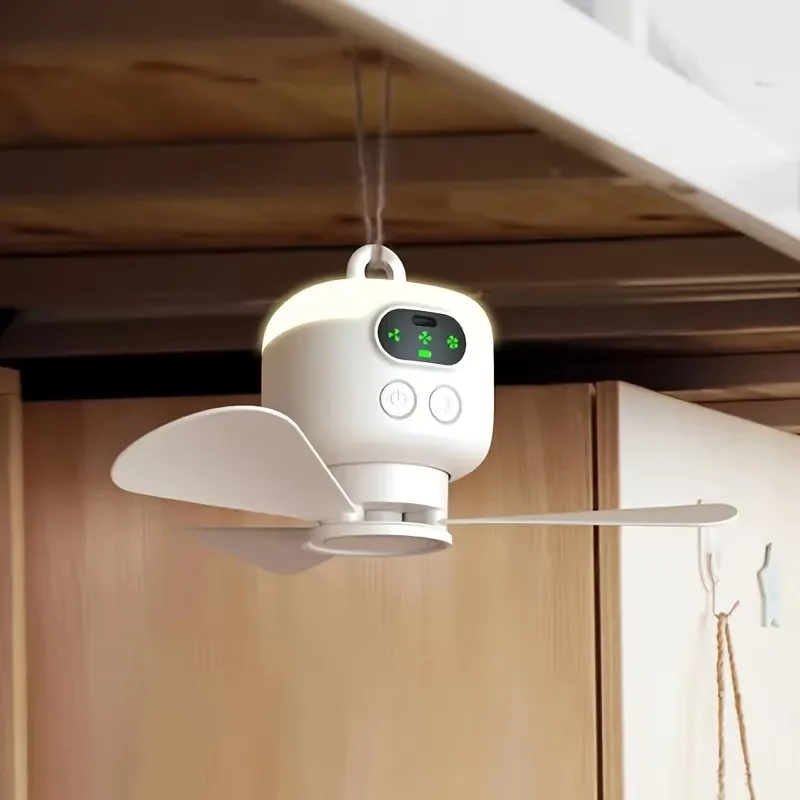 

Портативные потолочные вентиляторы 8000 мАч, уличный вентилятор для кемпинга, вентилятор для палатки, кулер, перезаряжаемый электрический вентилятор, дистанционное управление, светодиодное освещение