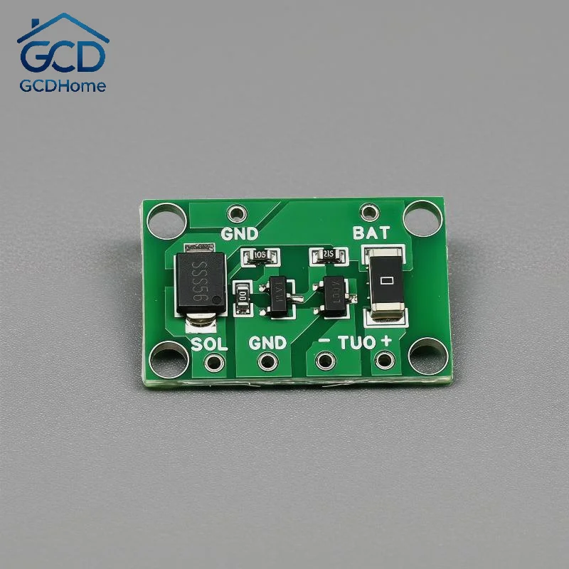 Solar PCB Controller 3.2V 3.7V 6V 12V 1A Smart Light Control Waterproof Module for Lawn Garden Landscape Lighting