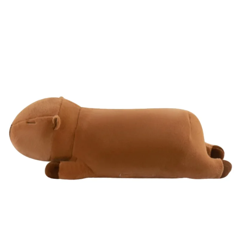 لعبة وسادة كابيبارا اللطيفة للفتيات النائمة الطويلة المحشوة من القطيفة على شكل حيوانات مجموعة تلفزيون الأصدقاء #5