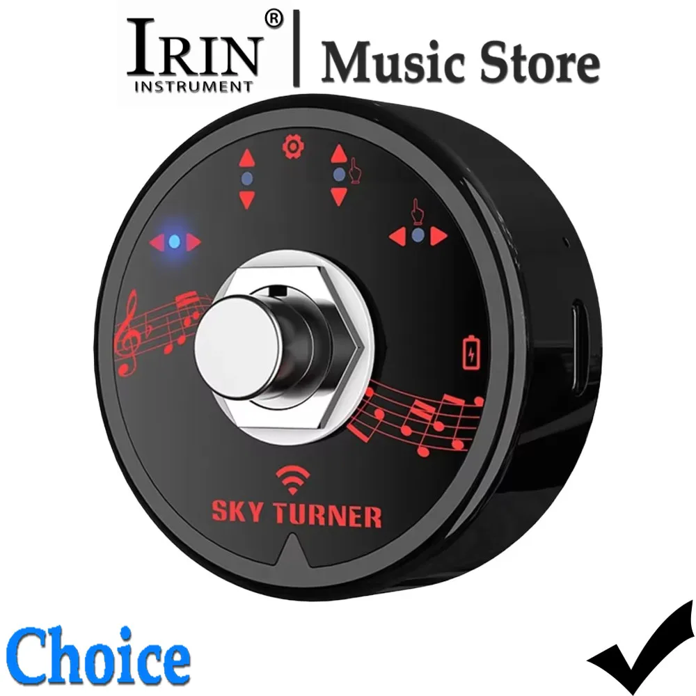Wireless Page Turner Pedal Rechargeable Bluetooth Reading Page Turning Pedal Free Reading Page Turns For Tablets Phone App
