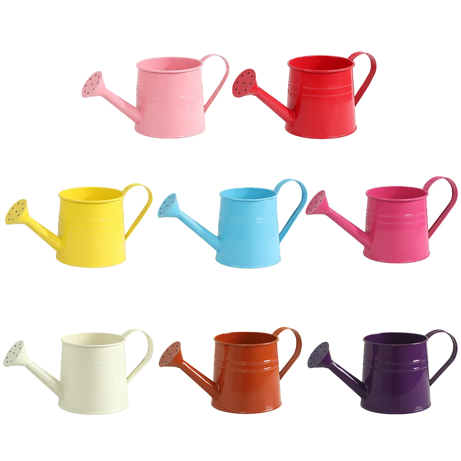 Garden Flower Kettle for Kids Adult Comfort Grip Candy Colored Plant Watering Can for Gardening Watering / Sprinkling