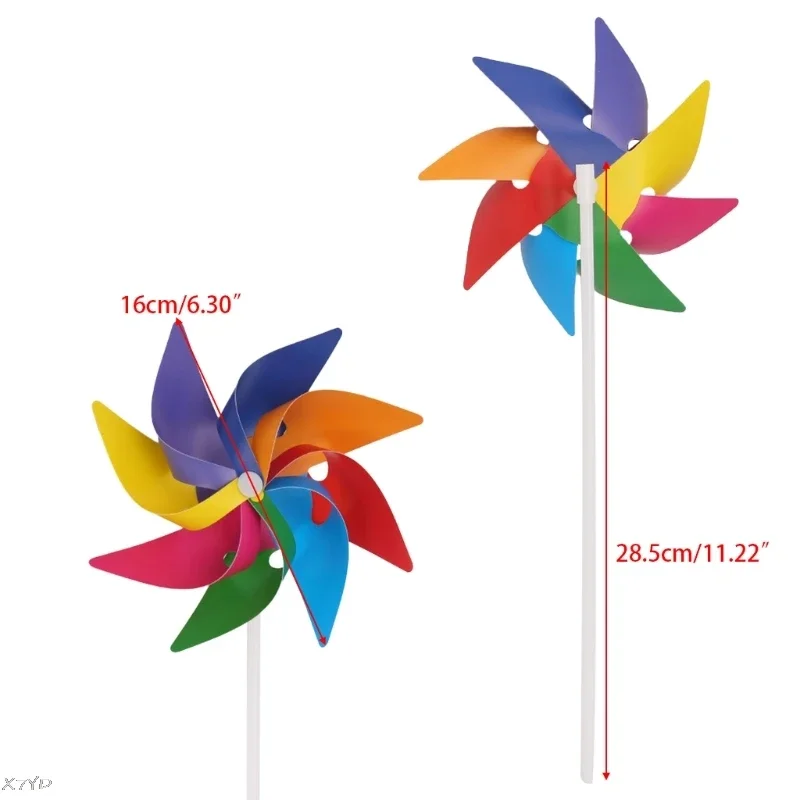 สวน YARD PARTY Camping Windmill WIND SPINNER เครื่องประดับตกแต่ง