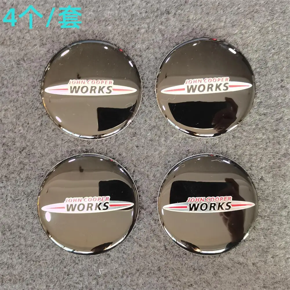 52mm Wheel Center Hub Cap Tires Rim Stickers For BMW Mini Cooper One S JCW R55 R56 R60 R61 F54 F55 F60 Countryman Accessories