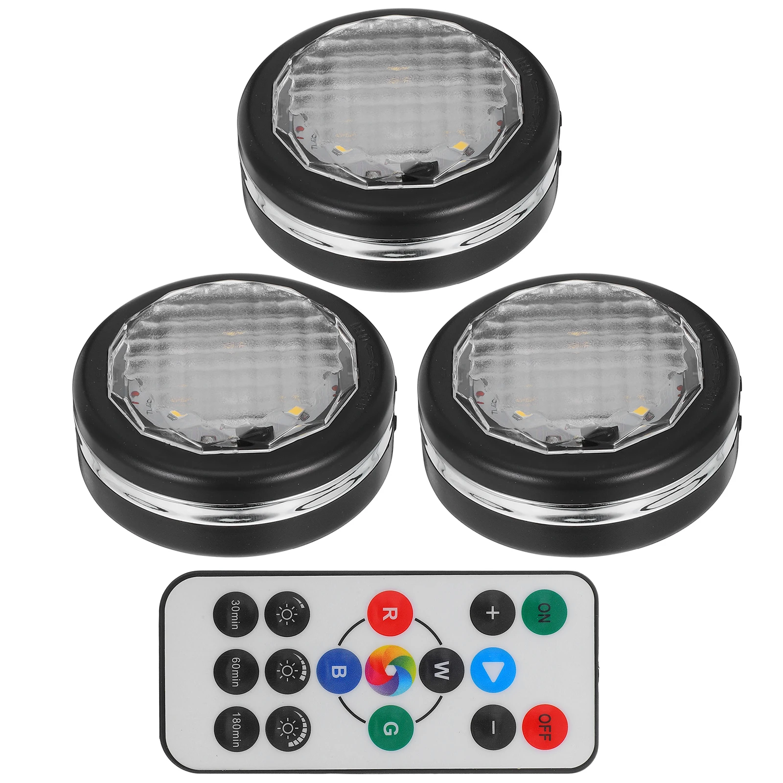 

LED Cabinet RGB Night Remote Control Decorative Light Operated Small Night Lamp for Bedroom Living Room Stairs Corridor