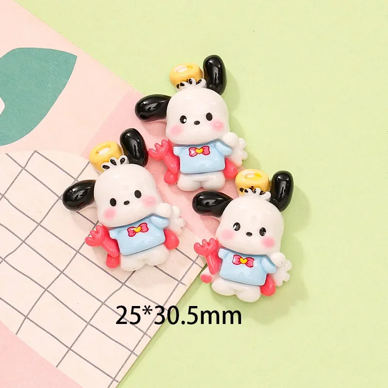 حيوانات كرتونية من الراتنج ، 10-، قطة صغيرة لطيفة ، سلسلة جرو الأرنب ، تماثيل ، ظهر مسطح ، سجل قصاصات ، إكسسوارات ذاتية الصنع ، مشغولات ديكور #6