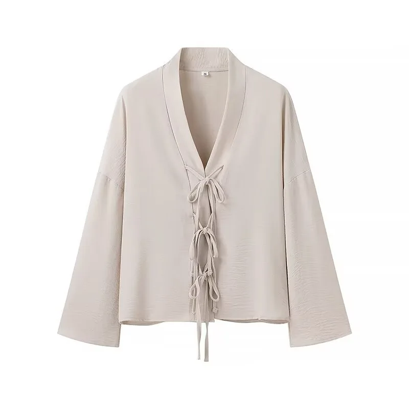 طقم جديد 2025 للسيدات من Faion irt وبنطلون مكون من قطعتين طويل Sve V-Ne مصنع صيني من مزيج البوليستر #4