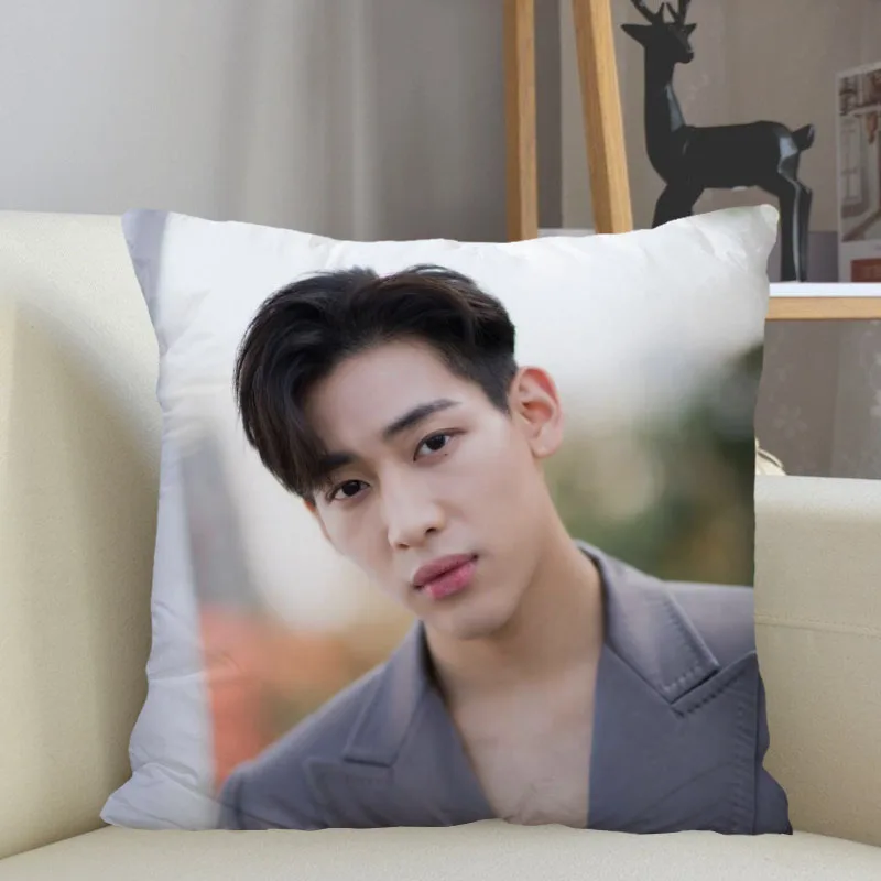 Musife Custom BamBam KPOP Pillowcase Home Decoration 45x45cm Zipper Square Pillowcase Throw Pillow Cover Drop Shipping 01.11