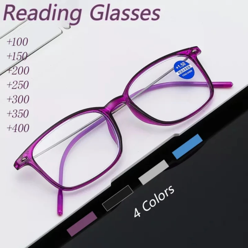 Women Reading Glass Anti Blue Light Glasses 2023 Anti Fatigue Prescription Glasses Mens Glasses