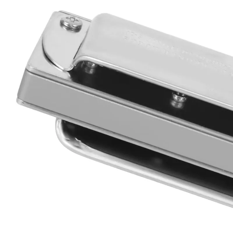 

Hooqu Blues Harmonica 10 Holes Mouthorgan Metal Frets Professional Beginner Wind Instrument