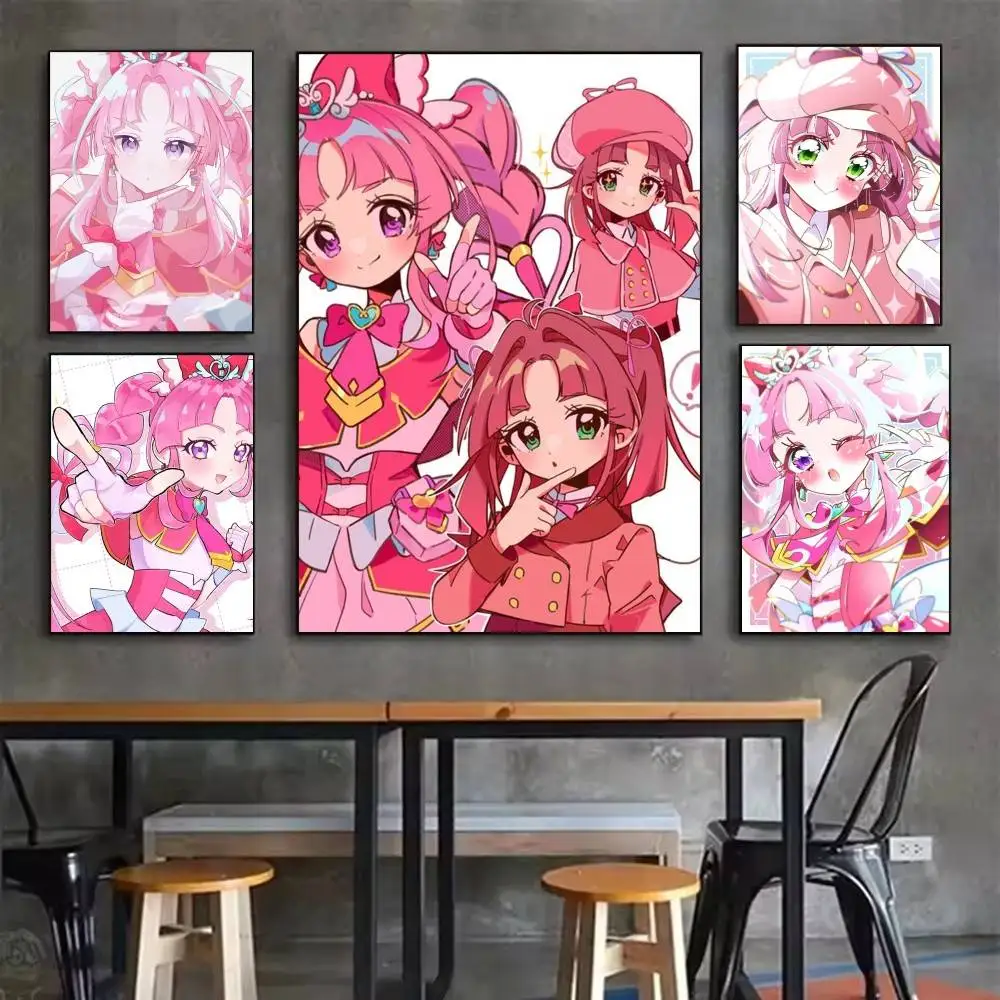 Kobayashi Mikuru Pretty Cure Cure Mystique   Poster Waterproof HD Art Wall Decal Self-Adhesive Print