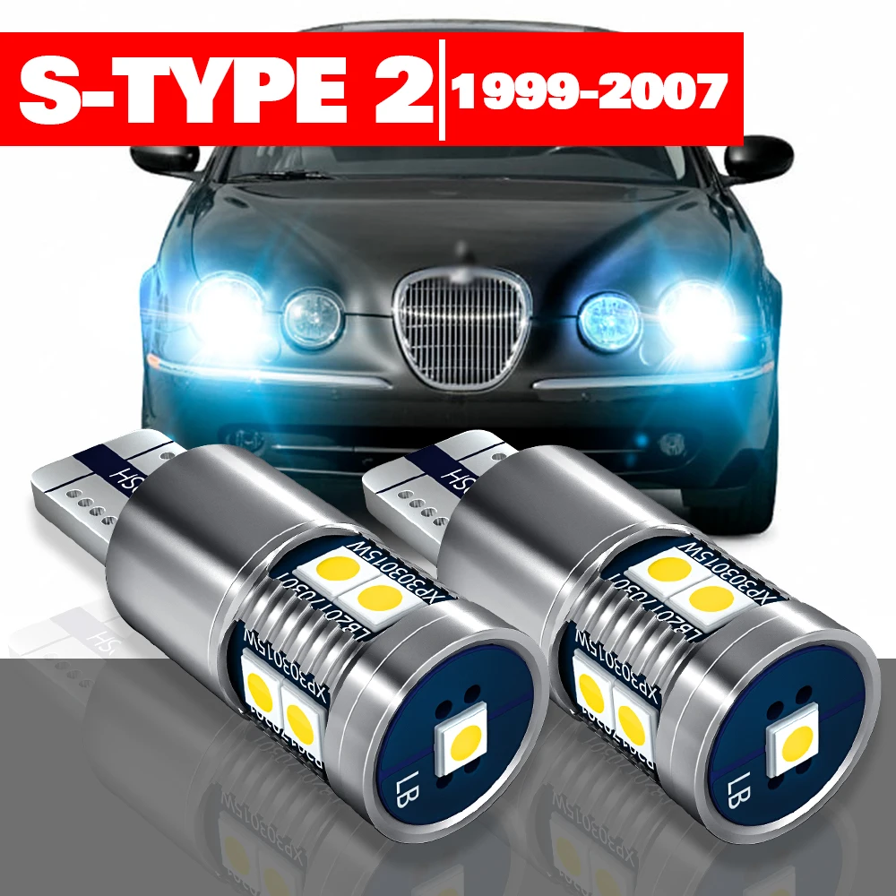 สําหรับ Jaguar S-TYPE S ประเภท 2 1999-2007 2pcs LED ที่จอดรถ Clearance โคมไฟอุปกรณ์เสริม 2000 2001 2002 2003 2004 2005 2006