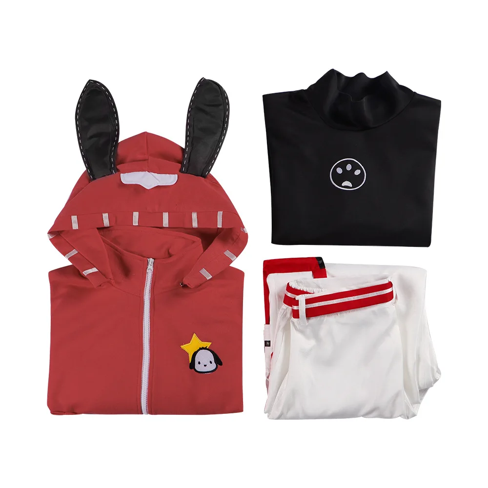 Luca BalsaNew لعب الأدوار سجين الجلد تأثيري حلي شعر مستعار الزي اليومي كوميك كون القتال تمويه هالوين