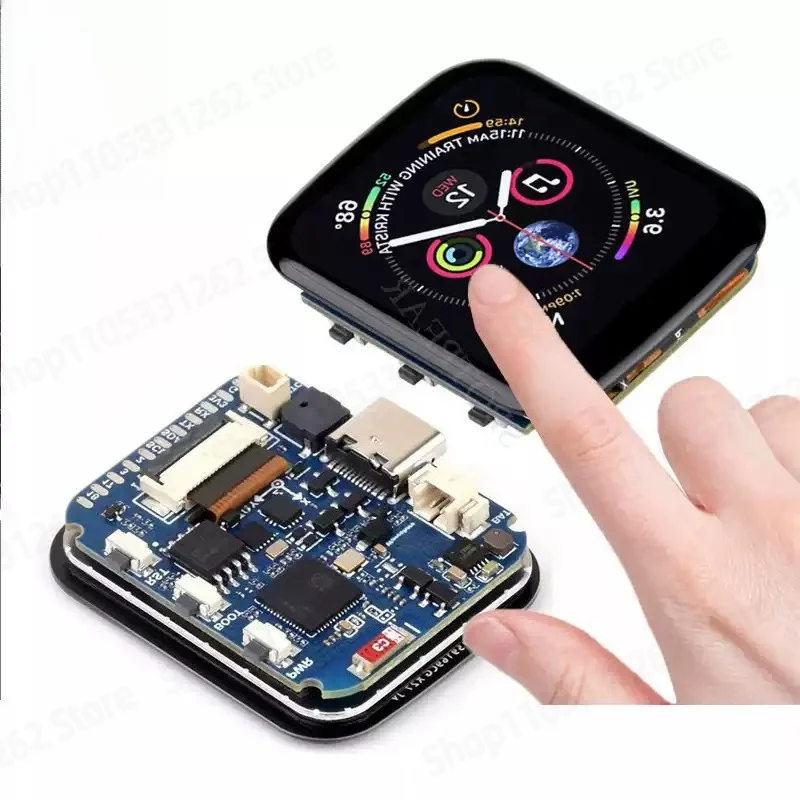 ESP32-S3 display 1.69 inch rounded corner LCD touch screen WiFi Bluetooth gyroscope QMI8658 sensor