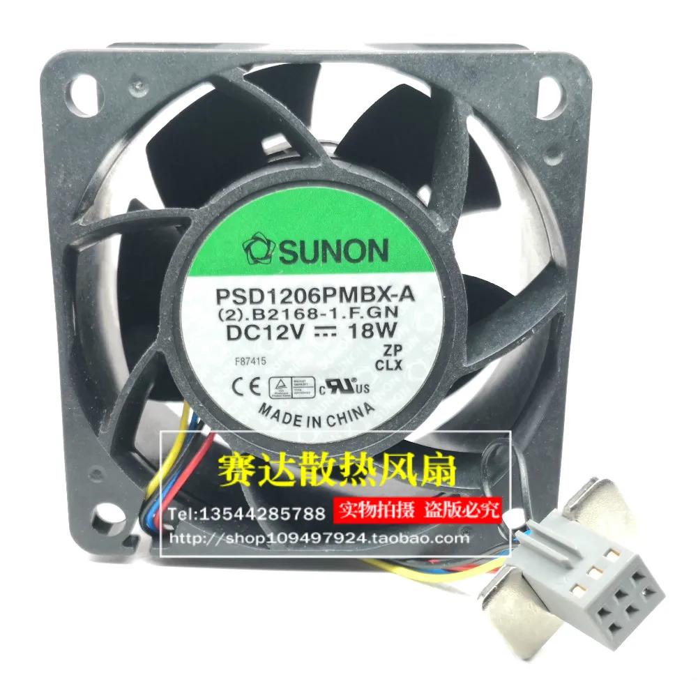 

НОВЫЙ SUNON PSD1206PMBX-A 6038 12 В 18 Вт Охлаждающий вентилятор с большим объемом воздуха 60*60*38 мм