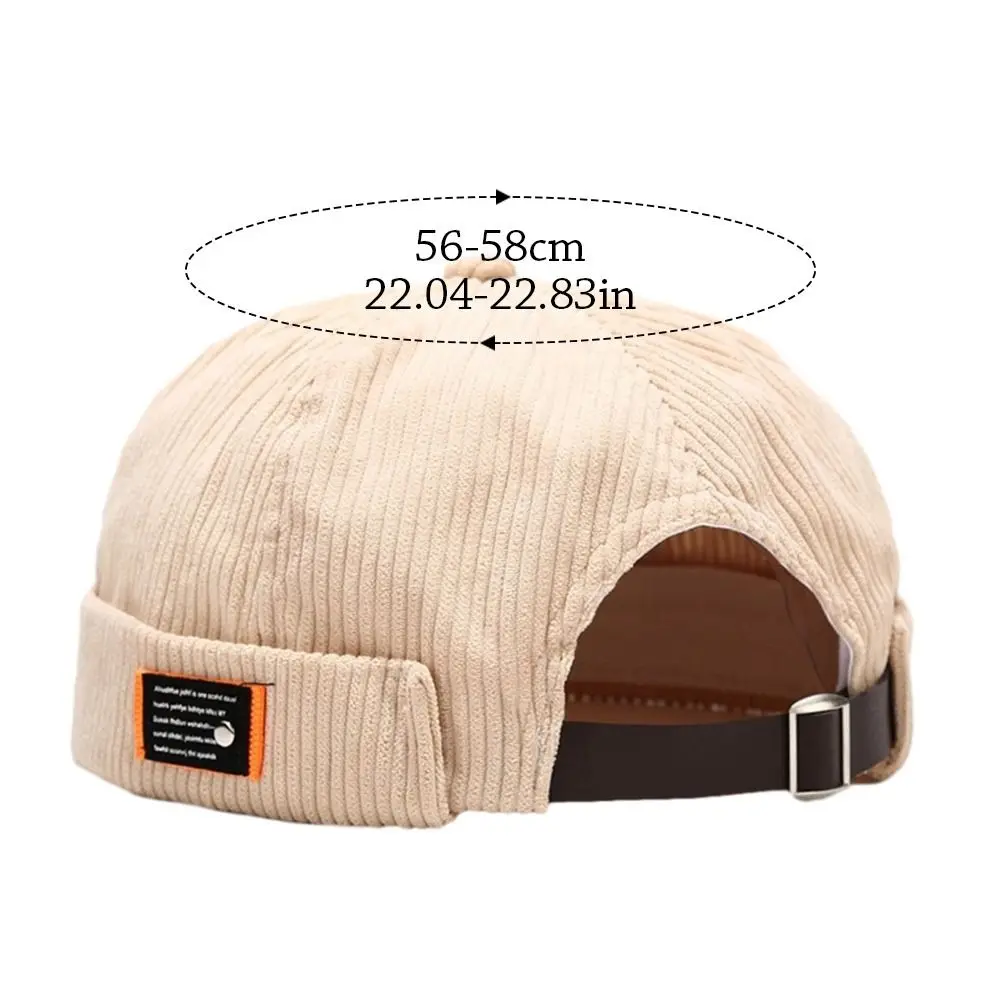 خمر الشارع ارتداء Skullcap Brimless سروال قصير قبعة صغيرة الهيب هوب المالك قبعة ربيع الخريف