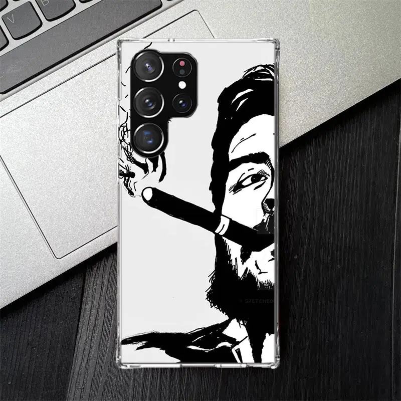 Силиконовый чехол Che Guevara для Samsung Galaxy S24 S23 S22 Ultra S21 S20 FE S10 Plus S10E S9 S8