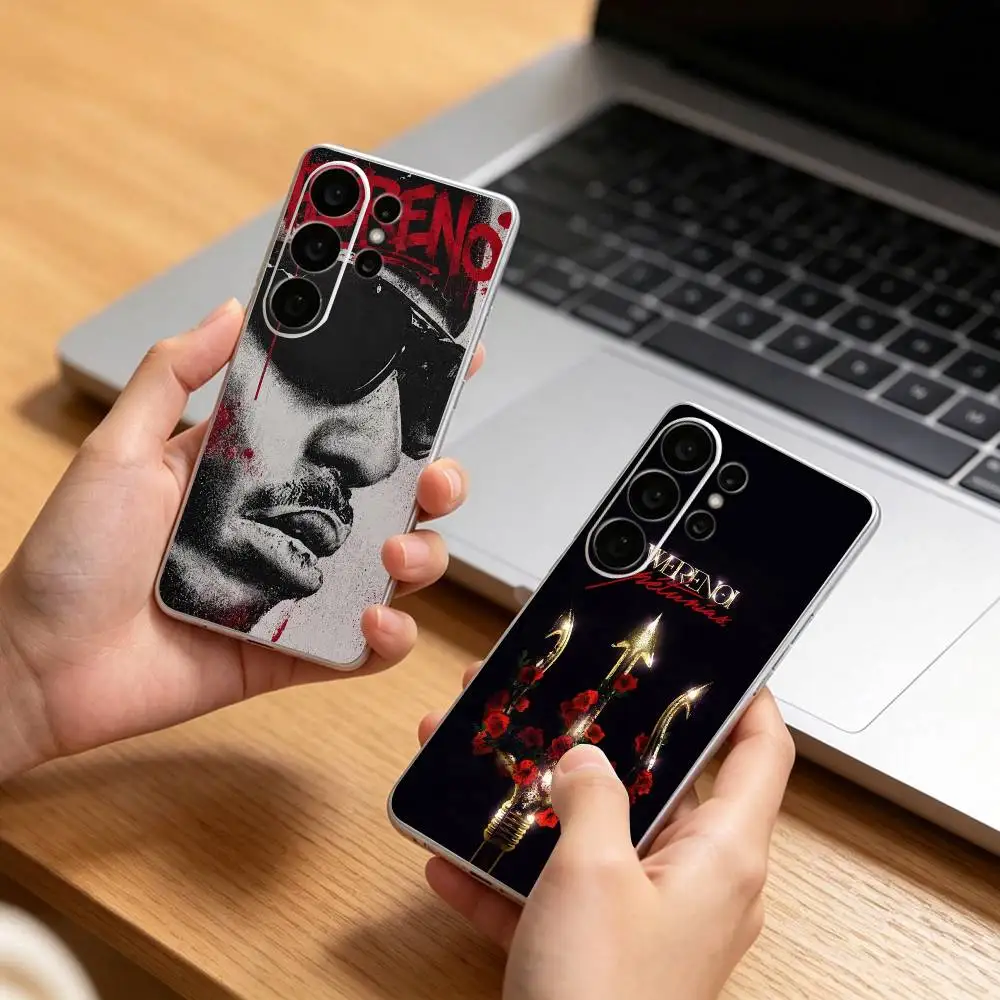 Singer W-Werenois Transparent phone Case For Samsung S25,24,21,22,21,20,10,S9Ultra,Plus,Fe,Lite
