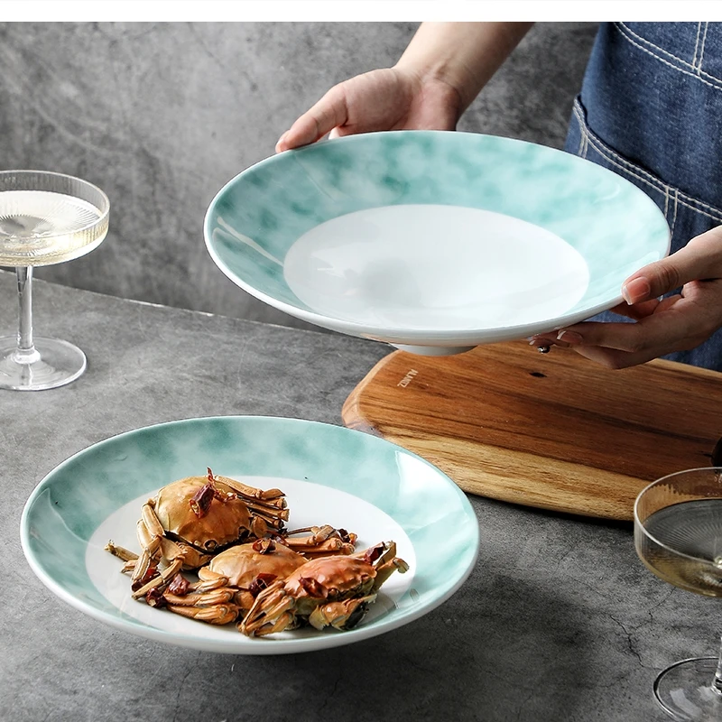 

Керамический суп 10/11 дюймов, 750 мл, шляпа, набор для ресторана, отеля, бытовая посуда