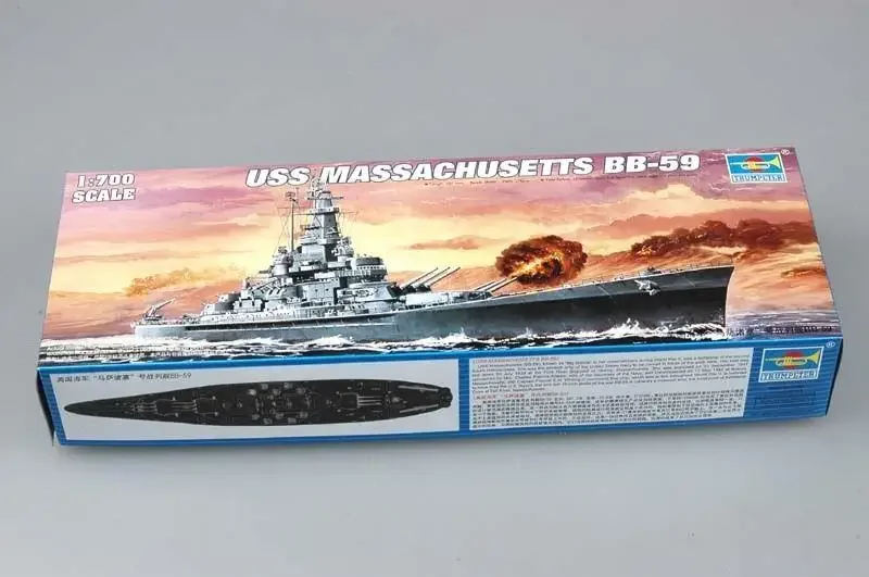 

Trumpeter 1/700 05761 Комплект сборки модели USS Massachusetts BB-59