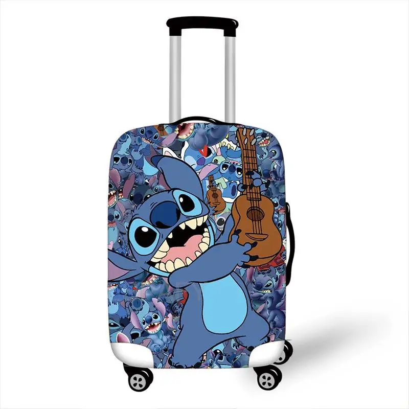 Lilo And Stitch Suitcase Cover Protector Dust-proof Scratch Resistant Luggage Cover Apply To 18\'\'-32\'\' Suitcase