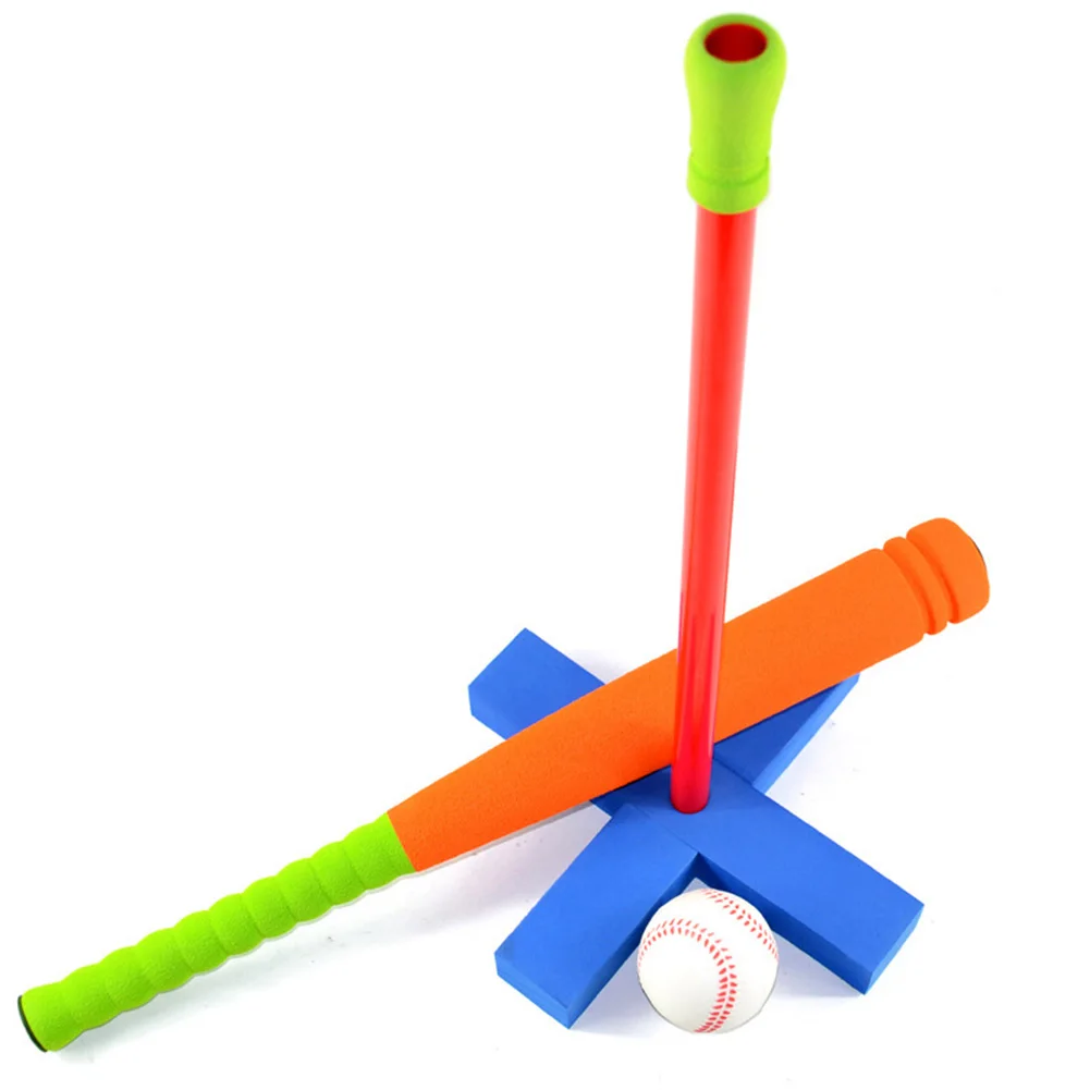 Children Training Baseball Soft Rubber Baseball Set Safe For Parent-child Interaction Student Outdoor