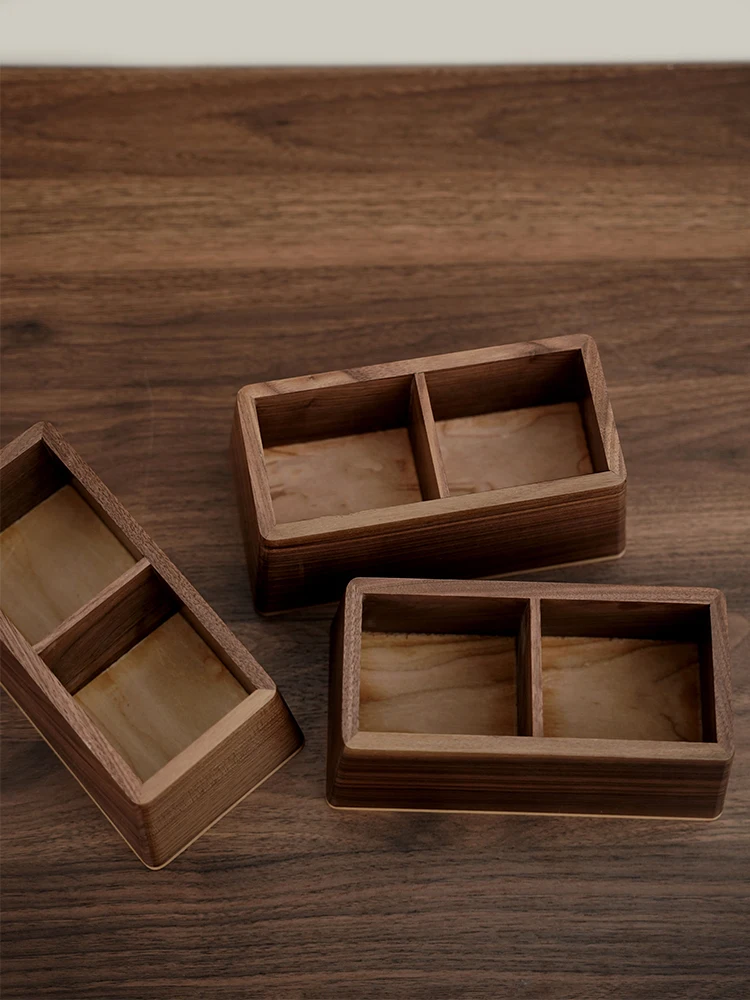 

Creative Luxury Wooden Desktop Organizer Box Office Supplies Storage Tube Color Colion High End Stationery Tea Set Case