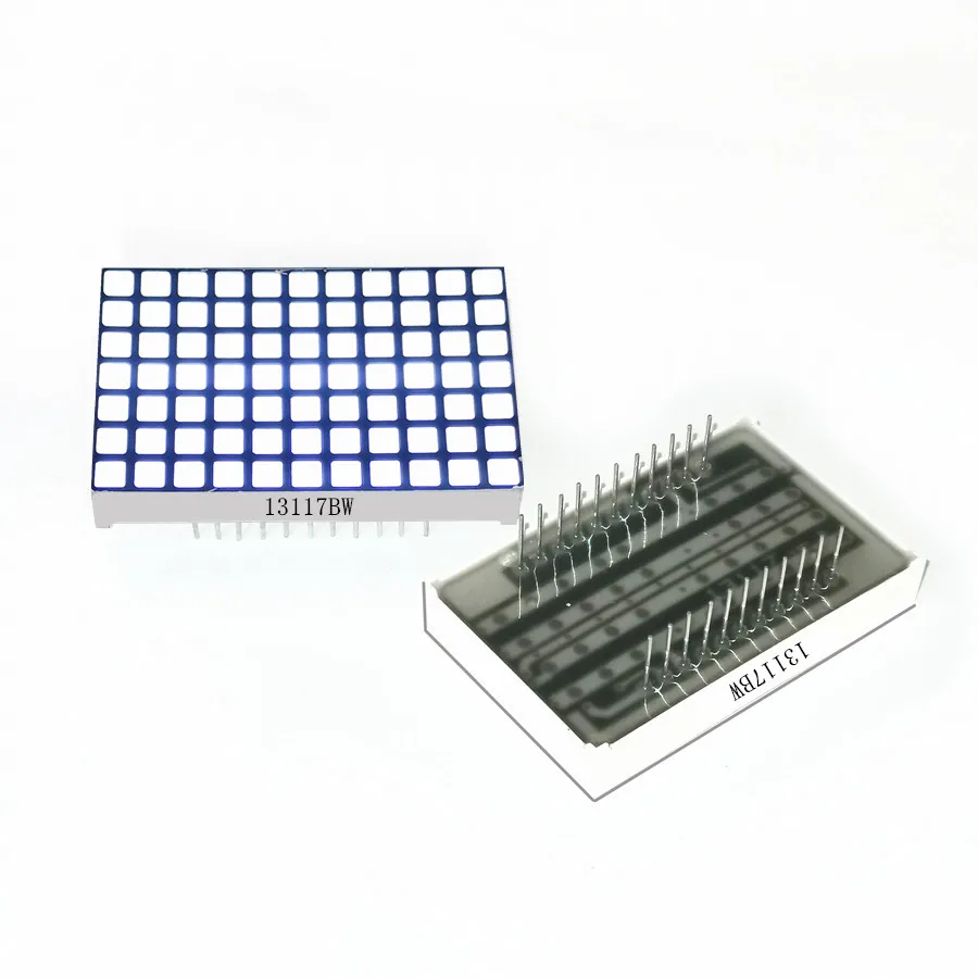 

10PCS 7x11 White Light Digital Tube 45x28.5x7.5MM KYX-13117BW For Various LED Digital Display Screens Digitron Anode