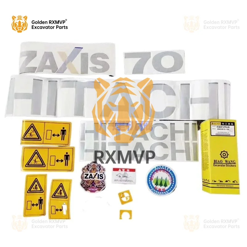 For Hitachi 60 70 120/200/270/330/400/470 5a/aHitachi stickers for entire car body logo Excavator Parts