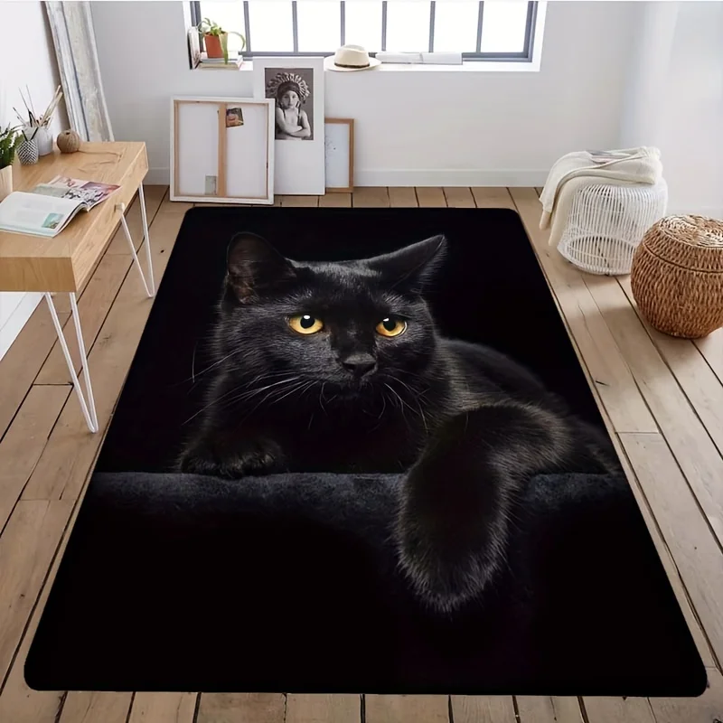 Ghost Carpet Living Room Large Rug Halloween Bedroom Decor Cute Cactus Plant Floor Mat