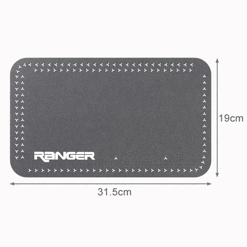 Almohadilla de ante para reposabrazos Central de coche, cojín antideslizante para Ford Ranger 2023, 2024, T6, XLT, 2022, T7, T8, 2014, 2015, XLS